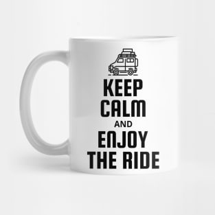 Keep Calm and enjoy the ride by Lamaj Mug